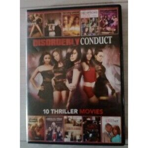 Disorderly Conduct (DVD) 10 Thriller Movies With Case Very Good Condition